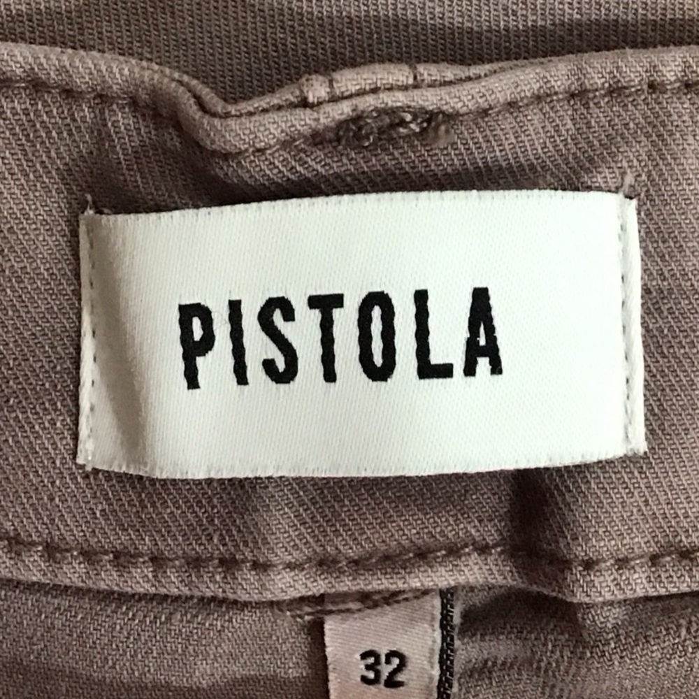 Pistola Mara Straight Leg High Waist Capri Pant Light Purple Size 32 - Picture 9 of 11